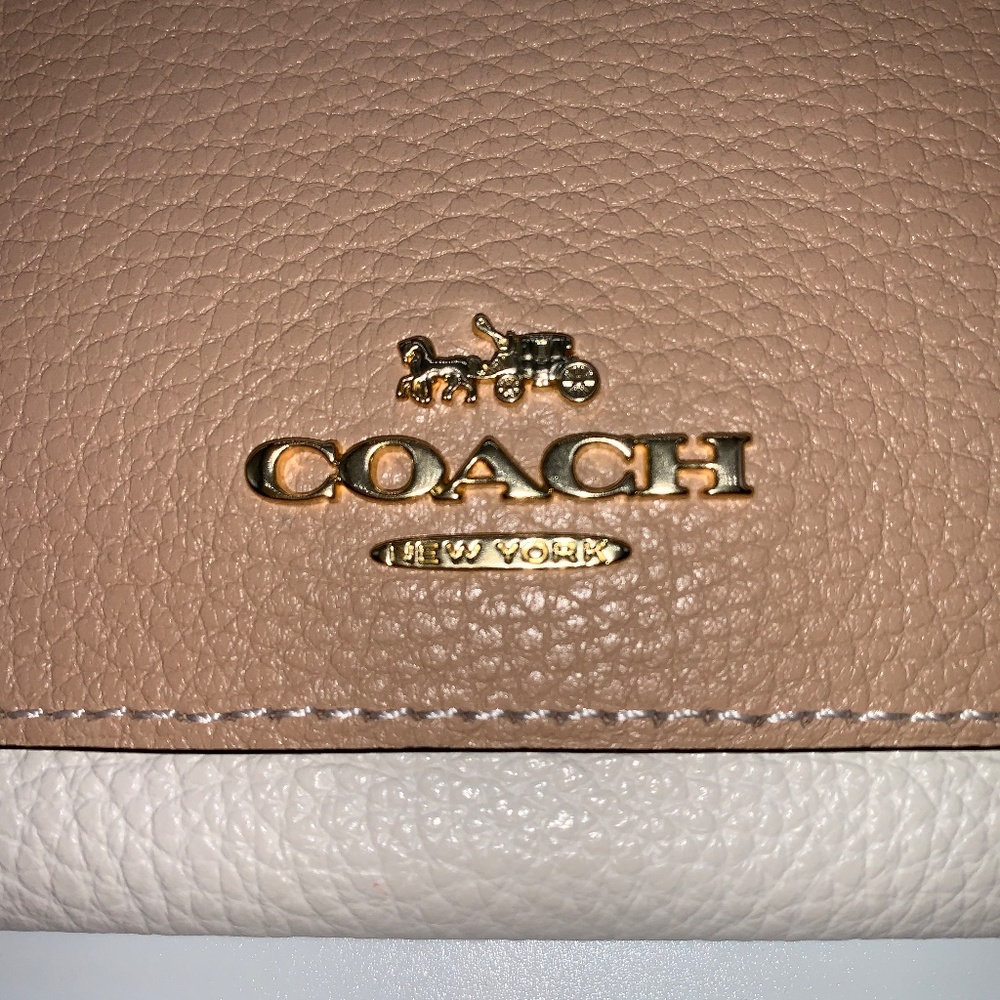 Coach Color Block Corner Zip Wristlet - Picture 4 of 7